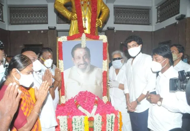 actor sivaji birthday tn govt minister jayakumar press meet in chennai 